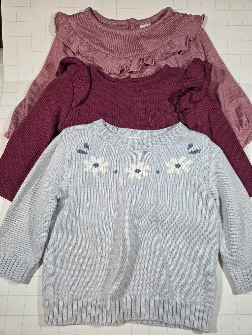 Set Of 3 Baby Girl Outfits (6 Pieces) 6-9 Months